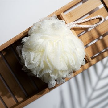 So Eco Bath & Shower Pouf burete de baie si masaj - imagine 3